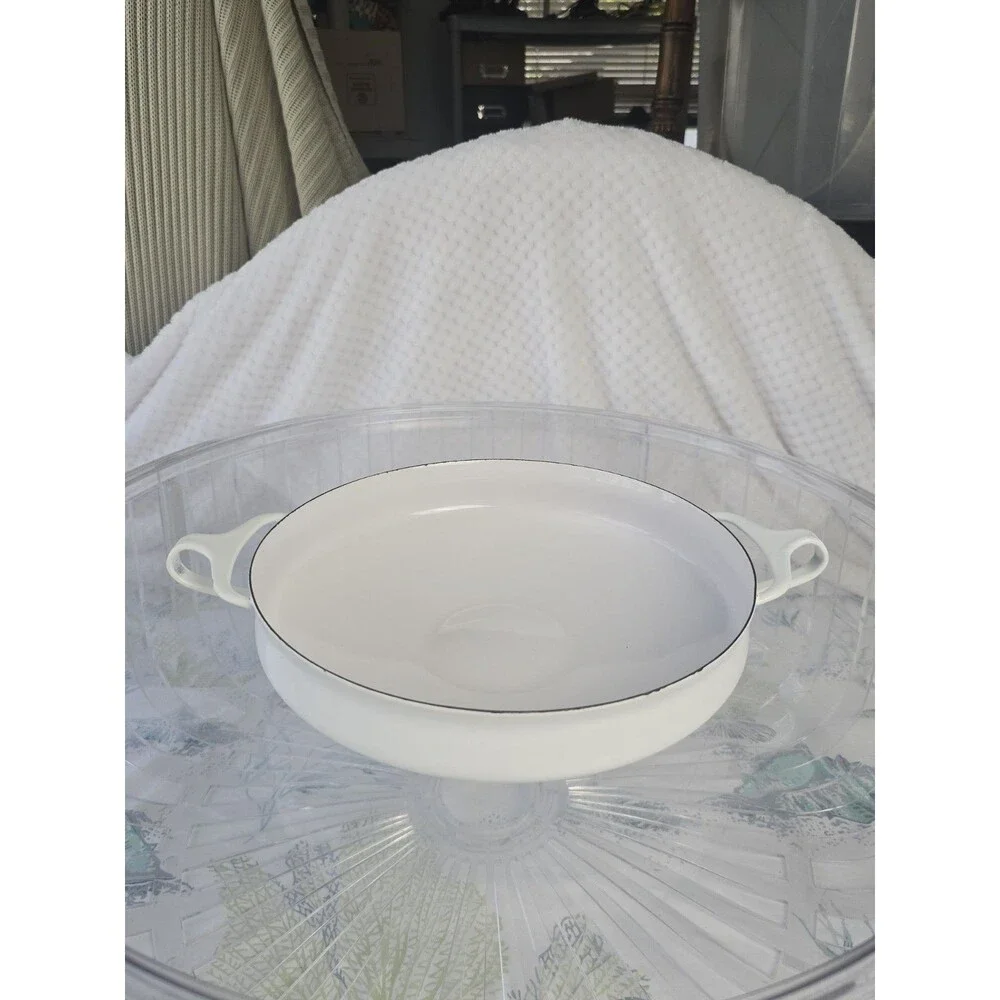 Dansk Paella Pan 10” White Kobenstyle Designs France Cookware